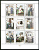 Mongolia 1999 Lucille Ball perf sheetlet containing complete set of 9 values, unmounted mint