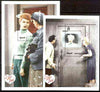 Mongolia 1999 Lucille Ball set of 2 perf souivenir sheets, unmounted mint