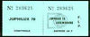Luxembourg 1978 'Juphilux 78' Junior Int Stamp Exhibition 29f admission ticket complete with counterfoil