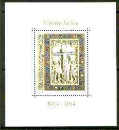Luxembourg 1974 50th Anniversary of Christmas Charity Stamps m/sheet unmounted mint, SG MS 942