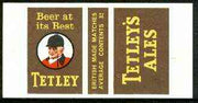 Match Box Labels - Tetley Ales (Hunt Master) 'All Round the Box' matchbox label in superb unused condition