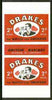 Match Box Labels - Drakes (Pipe Smoker) 'All Round the Box' matchbox label in superb unused condition