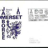 Great Britain 1972 commemorative cover for Barwick Park Jamboree with special illustrated cancel