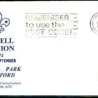 Great Britain 1972 commemorative cover for Gilwell Park Reunion with special last day cancel
