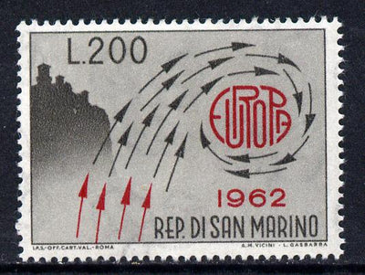 San Marino 1962 Europa 200lira single unmounted mint SG 689