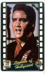 Telephone Card - Legends of Hollywood - Elvis Presley #7 - Limited Edition 20 units phone card (card No UT 0489)