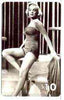Telephone Card - Marilyn Monroe $10 phone card (B & W wearing swimwear) by LDC (France) limited edition of just 1,000
