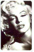 Telephone Card - Marilyn Monroe $10 phone card (B & W portrait) by LDC (France) limited edition of just 1,000
