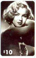 Telephone Card - Marilyn Monroe $10 phone card (B & W in evening dress) by LDC (France) limited edition of just 1,000