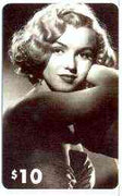 Telephone Card - Marilyn Monroe $10 phone card (B & W in evening dress) by LDC (France) limited edition of just 1,000
