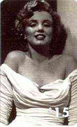 Telephone Card - Marilyn Monroe $15 phone card (B & W in evening dress) by LDC (France) limited edition of just 1,000