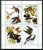 Dagestan Republic 1999 John Audubon Birds #1 perf sheetlet containing 4 values unmounted mint