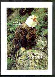 Karjala Republic 1997 Wild Birds (Eagle) perf m/sheet unmounted mint