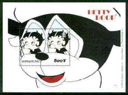 Mongolia 1999 Betty Boop perf souvenir sheet #2 unmounted mint