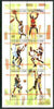 Niger Republic 1999 Basketball perf sheetlet containing complete set of 6 values unmounted mint