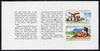 Lesotho 1983 Fungi 10s & 30s values in unmounted mint imperf booklet pane (SG 532c)