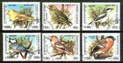 Cambodia 1999 Song Birds complete set of 6 values fine cto used*