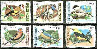 Togo 1999 Birds complete set of 6 values fine cto used*