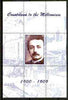 Angola 1999 Countdown to the Millennium #01 (1900-1909) perf souvenir sheet (Einstein & Railway) unmounted mint