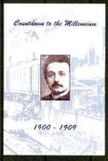 Angola 1999 Countdown to the Millennium #01 (1900-1909) imperf souvenir sheet (Einstein & Railway) unmounted mint