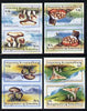 Lesotho 1983 Fungi set of 4 in unmounted mint imperf tete-beche pairs (SG 532a-5a)