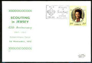 Jersey 1973 Commemorative cover for 65th Anniversary of Scouting in Jersey with special illustrated cancel