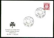 Norway 1971 Commemorative card for 50 Years of Bergen Girl Guide Association with special illustrated cancel