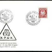 Norway 1968 Commemorative card for Asker og Baerum District YWCA Guide Camp with special illustrated cancel