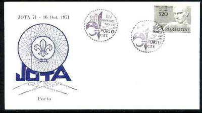Portugal 1971 Commemorative cover for Jota 71 (14th Scout Jamboree) with Special,Porto cancel