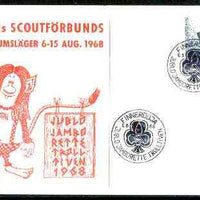 Norway 1968 Commemorative card for Trolltiven Jublo Jamboree with special illustrated cancel