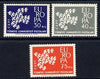 Turkey 1961 Europa set of 3 unmounted mint (SG 1960-62)