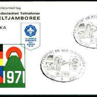 Germany - West 1971 Commemorative cover for 13th World Jamboree (Nippon) with special illustrated cancel