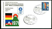 Germany - West 1971 Commemorative cover for 13th World Jamboree (Nippon) with special illustrated cancel