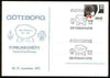 Sweden 1971 Commemorative card for Göteborg Scout Anniversary with special illustrated cancel