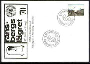 Sweden 1970 Commemorative card for Ransbergslägret Scouts with special illustrated cancel