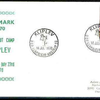 Denmark 1970 Commemorative cover for Kliplev Scout Camp with special illustrated cancel