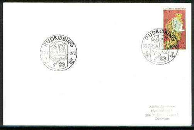 Denmark 1970 Commemorative cover for Rudkøbing Sea Scouts with special illustrated (Anchor) cancel