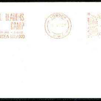 Great Britain 1967 cover with Brownsea Island Patrol Leaders Camp meter cancel