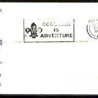 Great Britain 1970 Commemorative cover for Scottish Scout Publicity with 'Scouting is Adventure' cancel