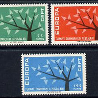 Turkey 1962 Europa set of 3 unmounted mint (SG 1983-85)