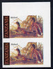 Tanzania 1986 John Audubon Birds 5s (Mallard) in unmounted mint imperf pair (as SG 464)*