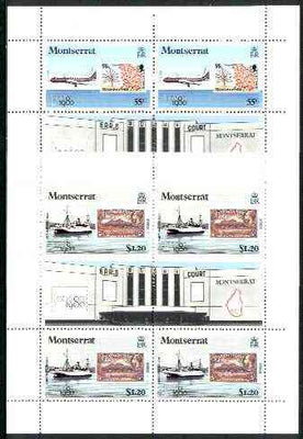 Montserrat 1980 'London 1980' Stamp Exhibition set of 6 unmounted mint, SG 460-65