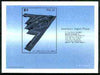Palau 1996 Northrop B-2A Stealth Bomber perf m/sheet unmounted mint, SG MS 1097