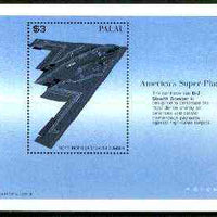Palau 1996 Northrop B-2A Stealth Bomber perf m/sheet unmounted mint, SG MS 1097