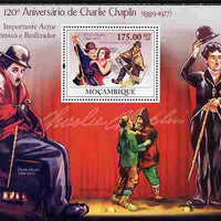 Mozambique 2009 120th Anniversary of Charlie Chaplin perf s/sheet unmounted mint