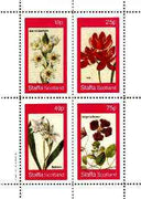 Staffa 1982 Flowers #33 (Star of Bethlehem, Ixia, Babiana & Virgin's Bower) perf set of 4 values unmounted mint