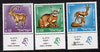Israel 1967 Nature Reserves set of 3 with tabs unmounted mint, SG 374-6
