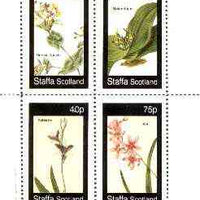 Staffa 1982 Flowers #35 (Honey Suckle, Melanthium, Babiana & Ixia) perf set of 4 values unmounted mint