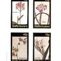 Staffa 1982 Flowers #36 (Robinia) imperf souvenir sheet (£1 value) unmounted mint