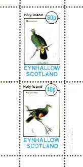 Eynhallow 1982 Birds #25 (Monachus & Purpuratus) perf set of 2 values unmounted mint